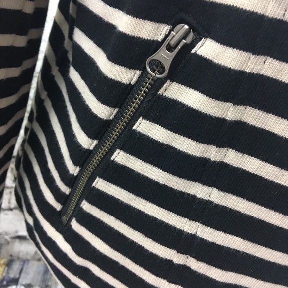 Ann Taylor Loft Knot Stripe Jacket M - Picture 3 of 8